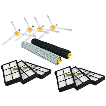 

for IRobot Roomba Parts Kit Series 800 860 865 866 870 871 880 885 886 890 900 960 966 980 - Brushes and Filters