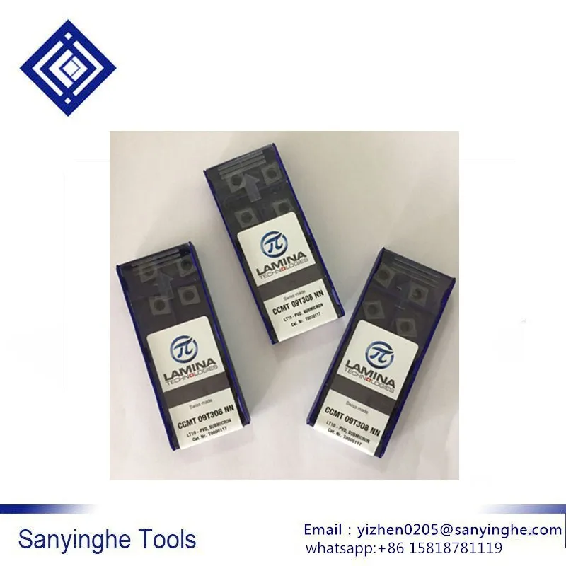 CCMT09T304NN LT10 CCMT09T308NN LT10 sanyinghe cnc твердосплавные поворотные вставки токарный станок с ЧПУ(10 шт./лот