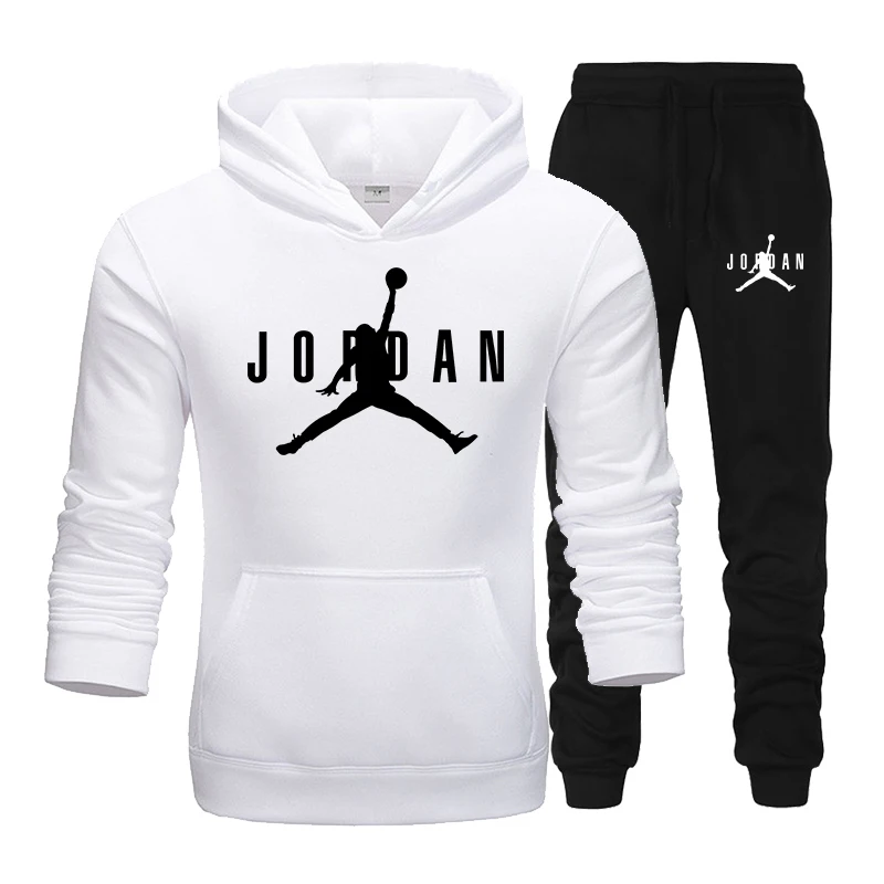 23 JORDAN осень зима Лидер продаж мужские комплекты толстовка+ брюки 2 шт. наборы Повседневный Спортивный костюм Мужская спортивная одежда тренажерные залы фитнес пот брюки