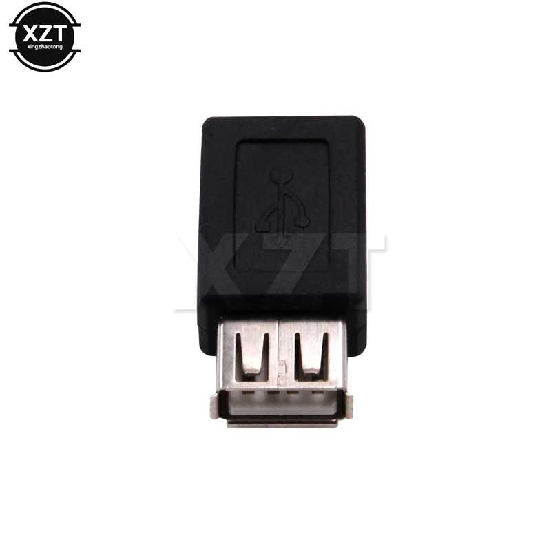 Новинка черный Переходник USB 2 0 Type A мама микро B переходник с usb на