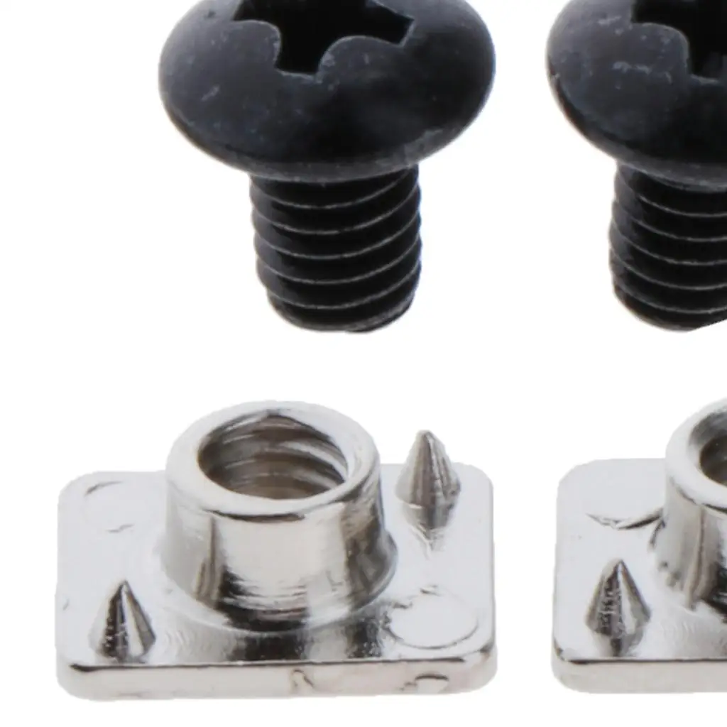 2pcs Screws + 2pcs Nuts -  Inline Roller Skates Accessories Buckle Belts Replacement Parts Bolts Tool