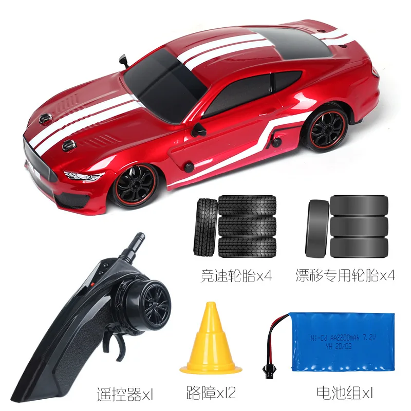 Voiture RC 1/10 Drift Electrique Ford Mustang GT-R 2005