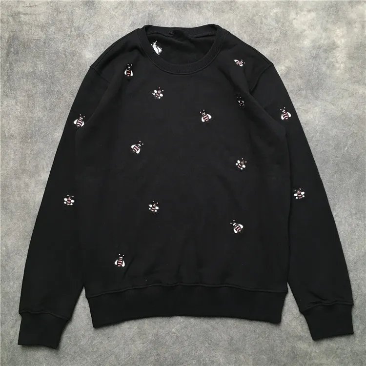 

Chic women/men casual loose sweatshirts 2019 autumn high quality cotton embroidery Women's sweatshirt pullovers top A961