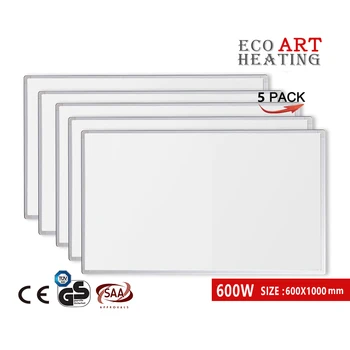 

5pcs 600W Infrared Heating Panel Electric Radiant Wall Heater
