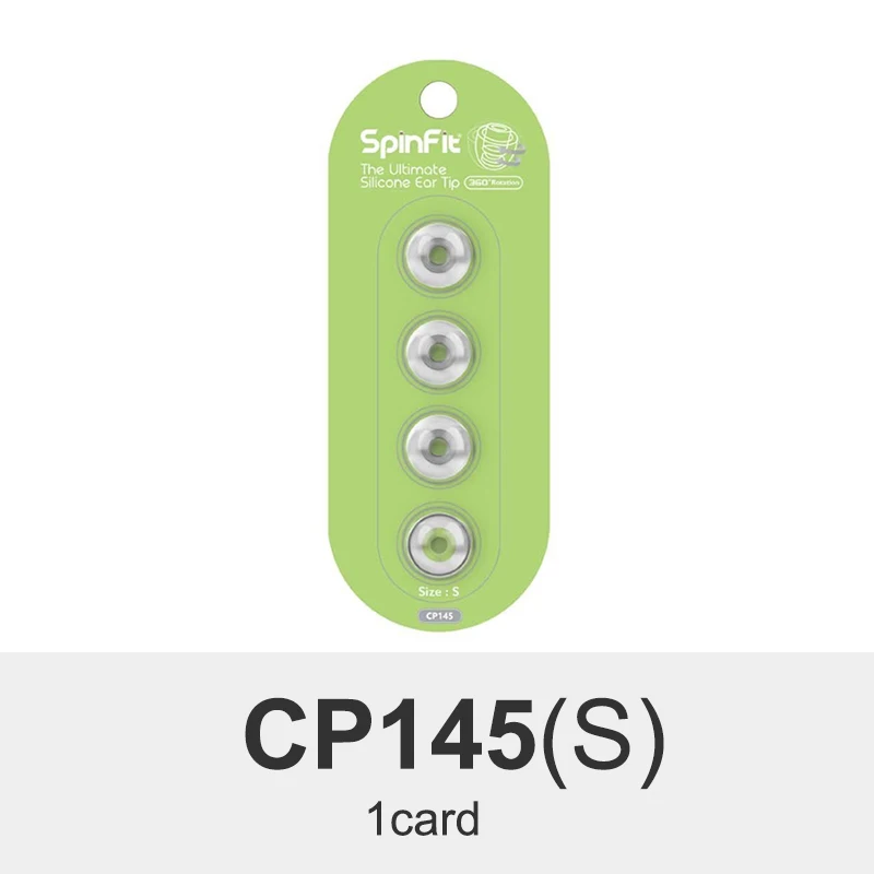 CP145 S 1card Наушники-вкладыши SpinFit CP145, патентованный силиконовый наушник - Цвет: CP145 S 1card