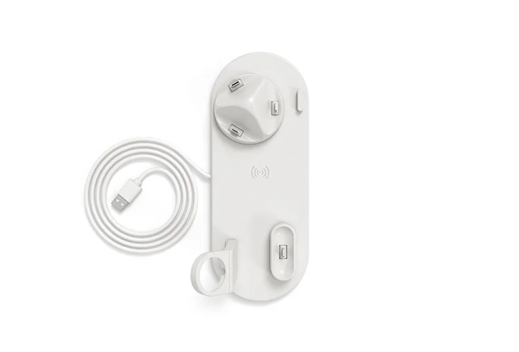 Беспроводное зарядное устройство 3 в 1 док-станция для телефона Apple Watch airpods iPhone X 11 Pro Max samsung huawei телефон Универсальная Подставка для зарядки