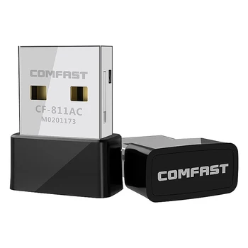 

COM-FAST 2PCS USB Wifi Adapter 650Mbps Dual Band Wireless USB Wifi Receiver 2.4+5.8 Ghz Wifi Dongle Network Card