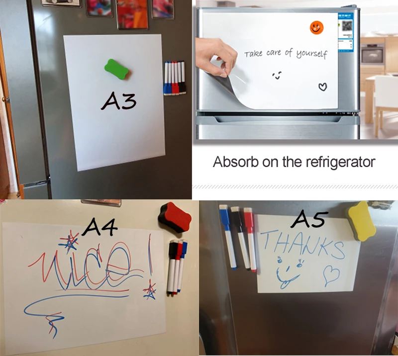 A3-A4-Set-Package-Magnetic-Whiteboard-Soft-Home-Office-Kitchen-Magnet-Dry-Erase-Board-White-Board (2)