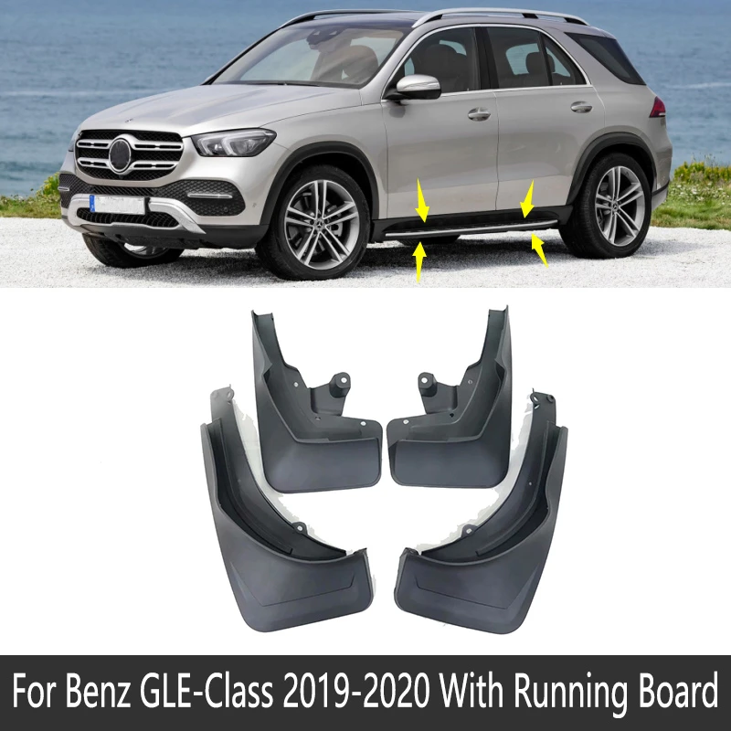 Front Rear Mudflaps For Mercedes Benz Gle Class V167 W167 350 450 19 Fender Mud Guard Splash Flap Mudguards Accessories Car Stickers Aliexpress