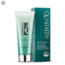 Ink Algae Face Cleaner Deep Cleaning Facial Cleanser Moisturizing Shrinking Pores Soft Foam Bubble Skin Care