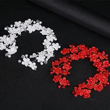 Корейский стиль, свадебное платье невесты, аксессуары ручной работы, белое кружево, жемчуг, бисерный браслет, мягкая подвеска, лента для волос, аксессуары для волос H