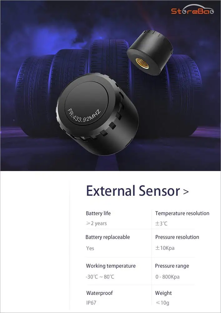Автомобиль TPMS сигнализация монитор система контроля давления в шинах Солнечная энергия зарядка цифровой Авто сигнализация s