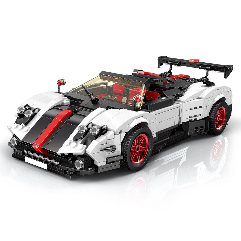 Спортивный автомобиль лего technic Creator модель строительные блоки 922 шт. кирпичи для мальчиков на день рождения Рождественские подарки Детские игрушки для детей - Цвет: 922 Piece Bricks