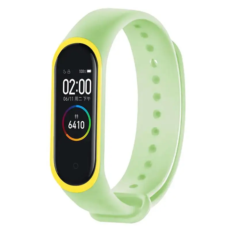 Lu mi nous силиконовый мягкий ремешок для mi Band 4 универсальный силиконовый Lu mi nous Сменный ремень для Xiaomi mi Band 3 4 mi band 4 ремешок Ремешок для xiaomi mi band 3