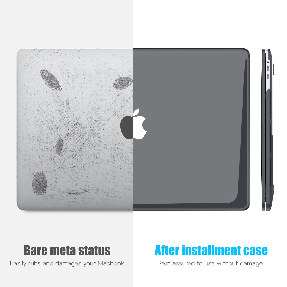Чехол для MacBook Pro, 16 дюймов, устойчивый к царапинам, прозрачный, Krystal, защитный жесткий чехол, амортизирующий дизайн, чехлы