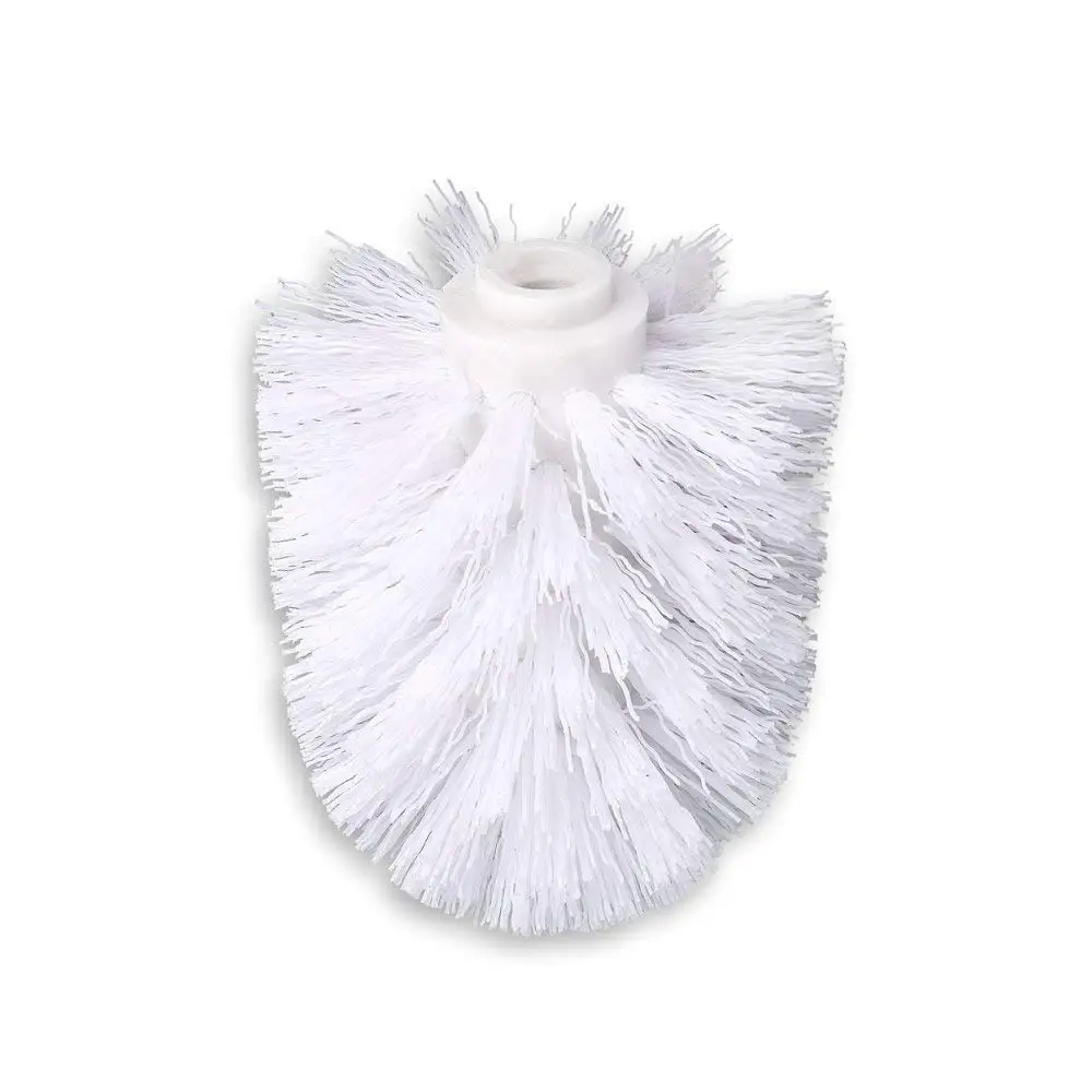 3 Pack Toilet spare brush brush head white stainless steel toilet brush spare toilet brush toilet brushes