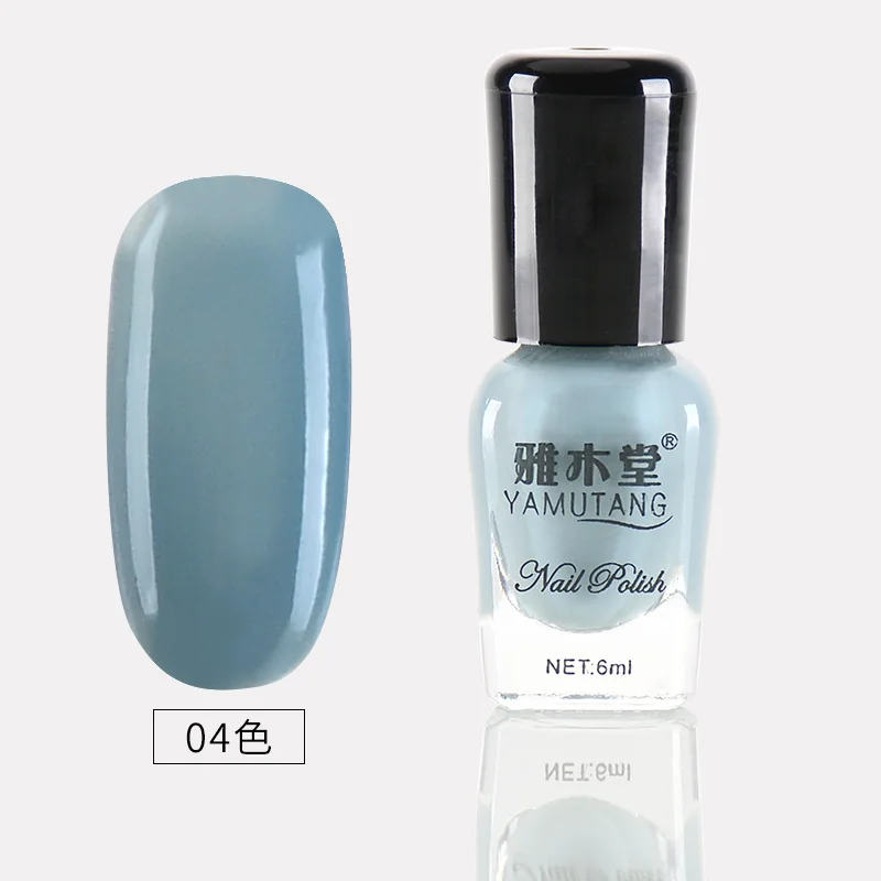 6ml-30colors лак для ногтей на водной основе, не содержит альдегида, Защита окружающей среды, зеркало, разрывающий пилинг, лак для ногтей, набор, bling - Цвет: 4