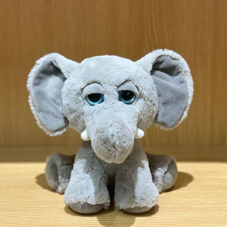 

new fashione Exquisite cute sitting Elephant home decorate doll stuffed soft Soothing doll good quality christmase birthday gift