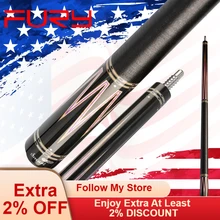 FURY Official Store CL-2 Pool Cue 13mm Tiger Everest Tip With Case Half Technologia HTE Shaft Professional Billiard Stick Kit