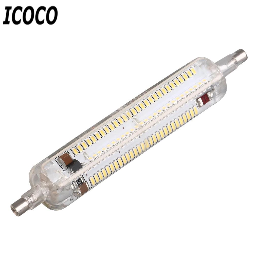 ICOCO Engergy энергосберегающий R7S 8 Вт/15 Вт SMD 3014 Светодиодный светильник 108/288 светодиодный s кукурузный светильник 220-240 В сменный галогенный светильник