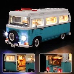 BrickBling – Kit d'éclairage Led pour camping Car 10279 T2, modèle de voiture de collection (sans blocs de construction) 