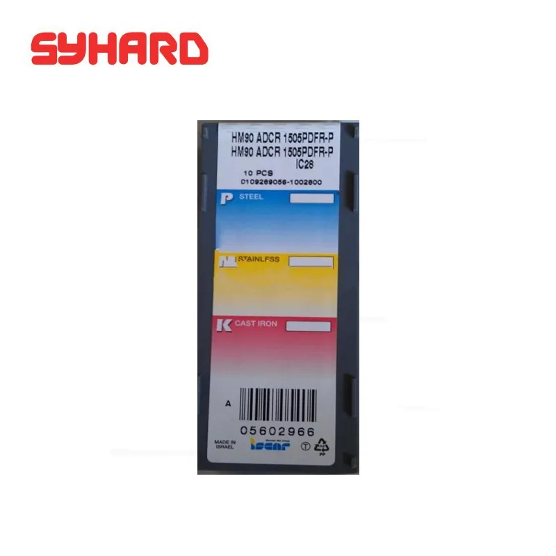 CCMT060204-SM IC907 ISCAR cnc карбид токарные вставки cnc лезвие режущий инструмент(10 шт./лот