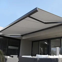 Pare soleil de Patio rétractable, Cassette complète d'extérieur, pour toit, tentCD 