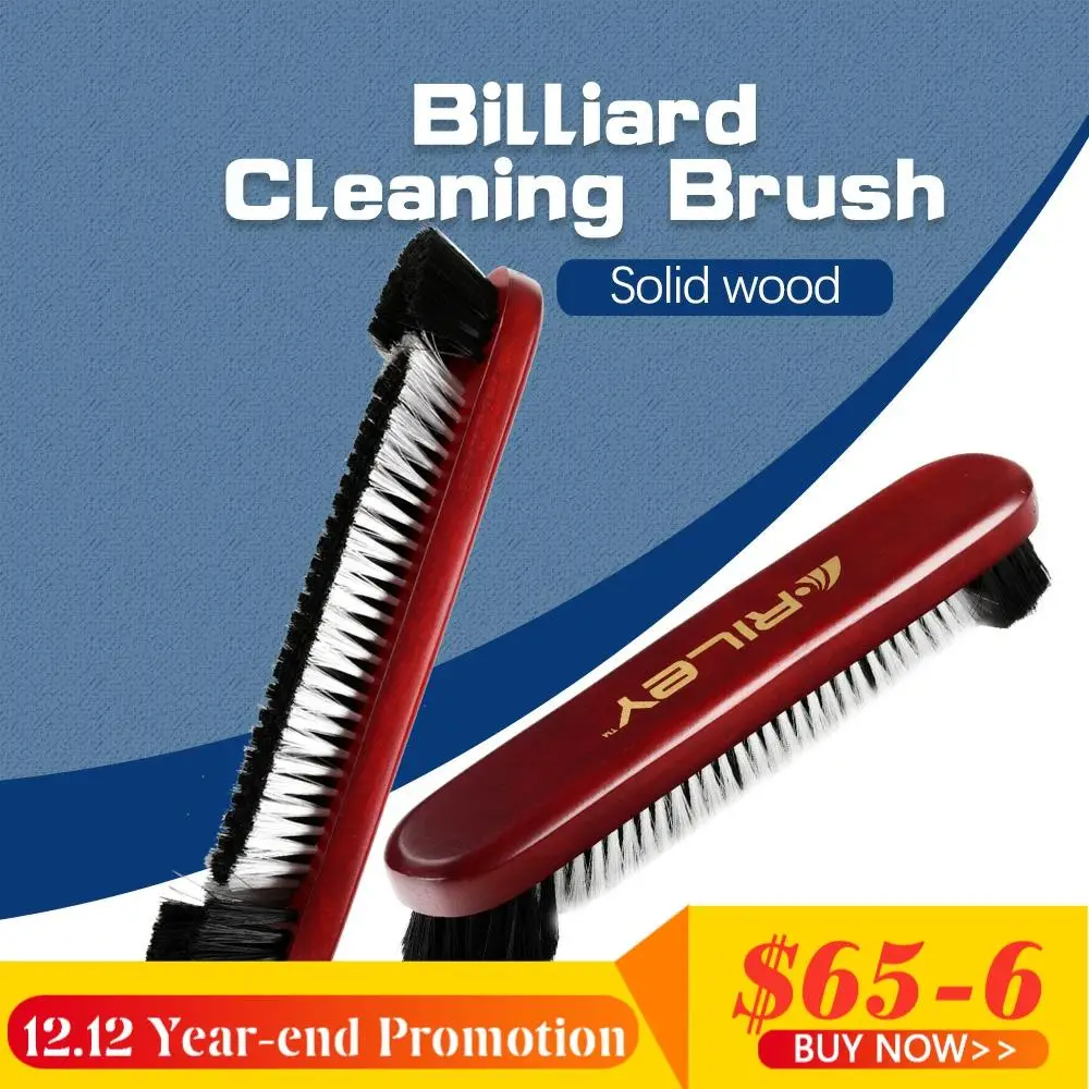 

Original RILEY Solid Wooden Billiards Pool Table Brush Snooker Table Brush Carom Table Cleaner Brush Billiard Table Accessories
