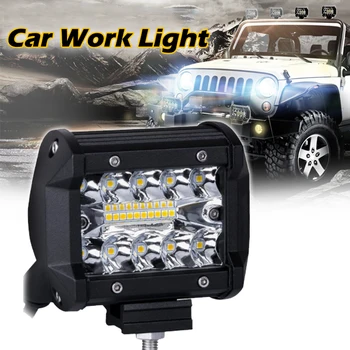 

60W 20 LEDs Car Lights Waterproof Car Work Light Lamp LED Light Bars Spot Flood Beam For Car Auto Truck Work Driving Accessories