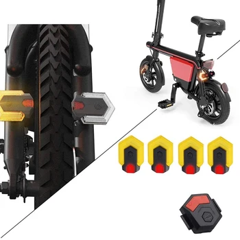 

High Quality bicycle turn lights front and rear panoramic intelligent lights wireless remote control bicycle tail lights
