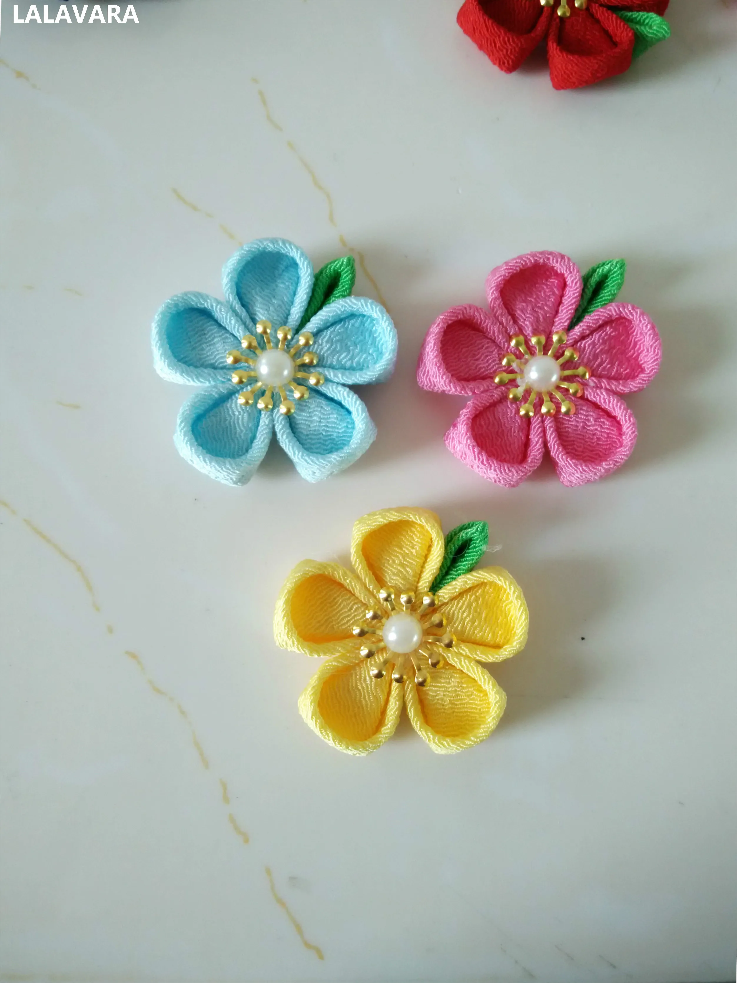 LALAVARA 100 шт. Цветы сакуры для самостоятельной работы аксессуары волос японский