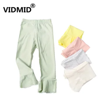 

VIDMID summer children casual flare pants baby girls lace cotton trousers clothes children 2-6 years pants trousers 4229 01