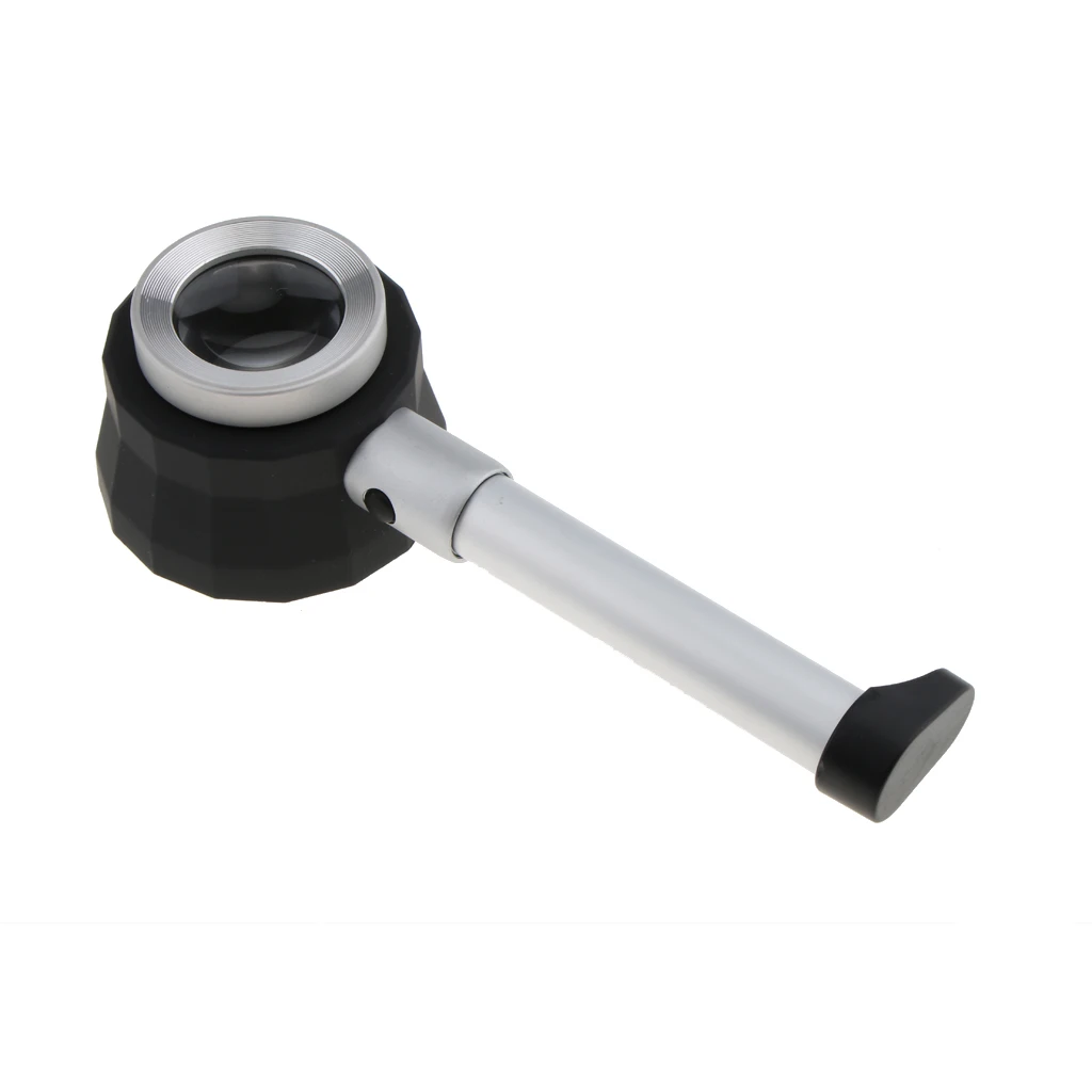 Handheld Magnifier Magnifying Glass With LED And UV Light Magnification 30X