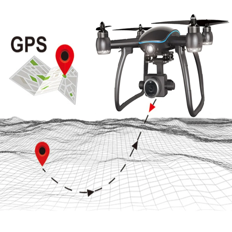 5G gps Дрон бесщеточный двигатель, Квадрокоптер с камерой HD Gimbal ESC камера Дрон 3D объемный полёт вертолет Дрон профессиональный