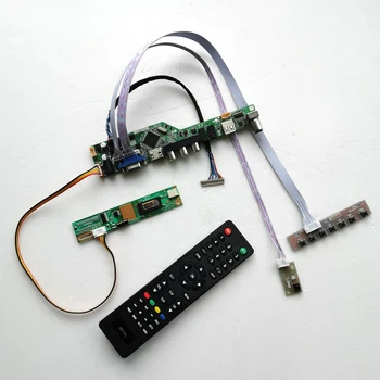 

For LTN121X1-L01 LTN121XA-L01 LVDS 20Pin 1CCFL T.V56 controller board LCD screen keyboard+Inverter+Remote USB VGA HDMI AV RF Kit