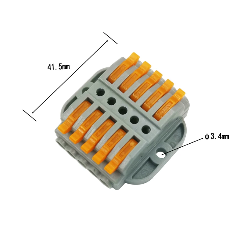 1PCS Wire Connector 2/3/4/5/6/8 pin New Universal Docking Fast Wiring