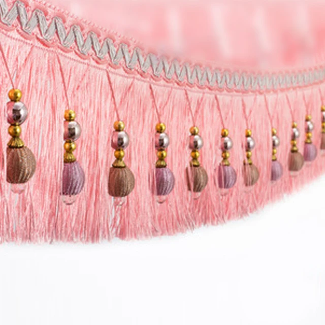 3M Luxury Exquisite Curtain Tassel Beaded Fringe Trimming Braid Trim
