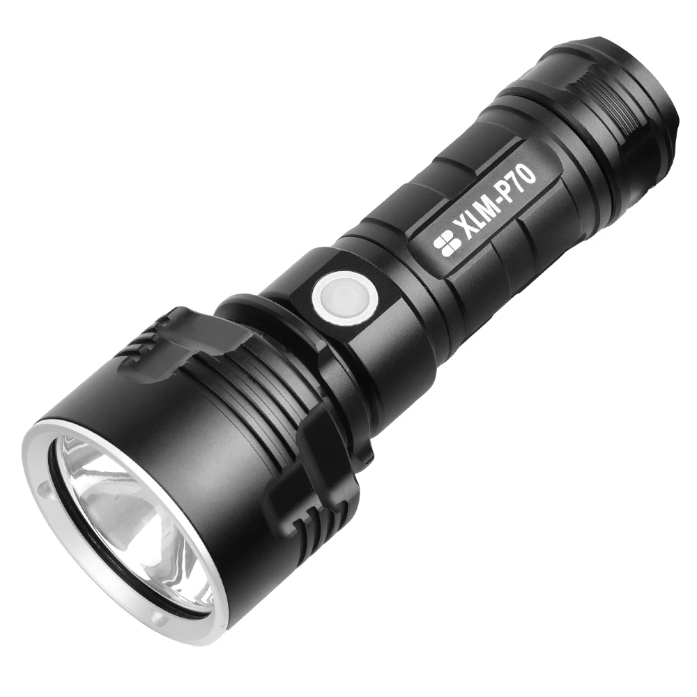 Anjoet супер мощный светодиодный фонарик L2 XHP70.2 тактический фонарь USB перезаряжаемая водонепроницаемая лампа яркий фонарь кемпинг 26650