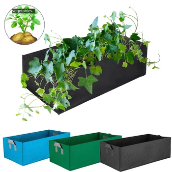 

Dreamburgh Non-Woven Fabric Square Planting Bag Garden Planting Bag Tree Grow Bag Vegetable Plant Bag Seedling Bag Flower Pot