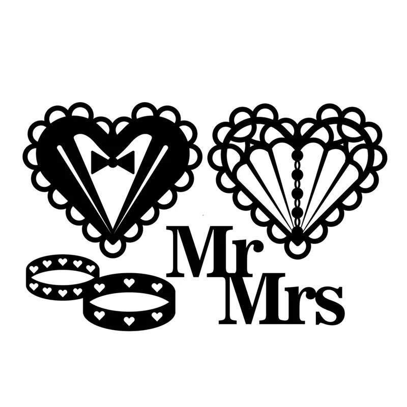 

GJCrafts Heart Dies Ring Metal Cutting Dies New 2019 for Card Making Scrapbooking Dies Embossing Stencil Wedding Dies