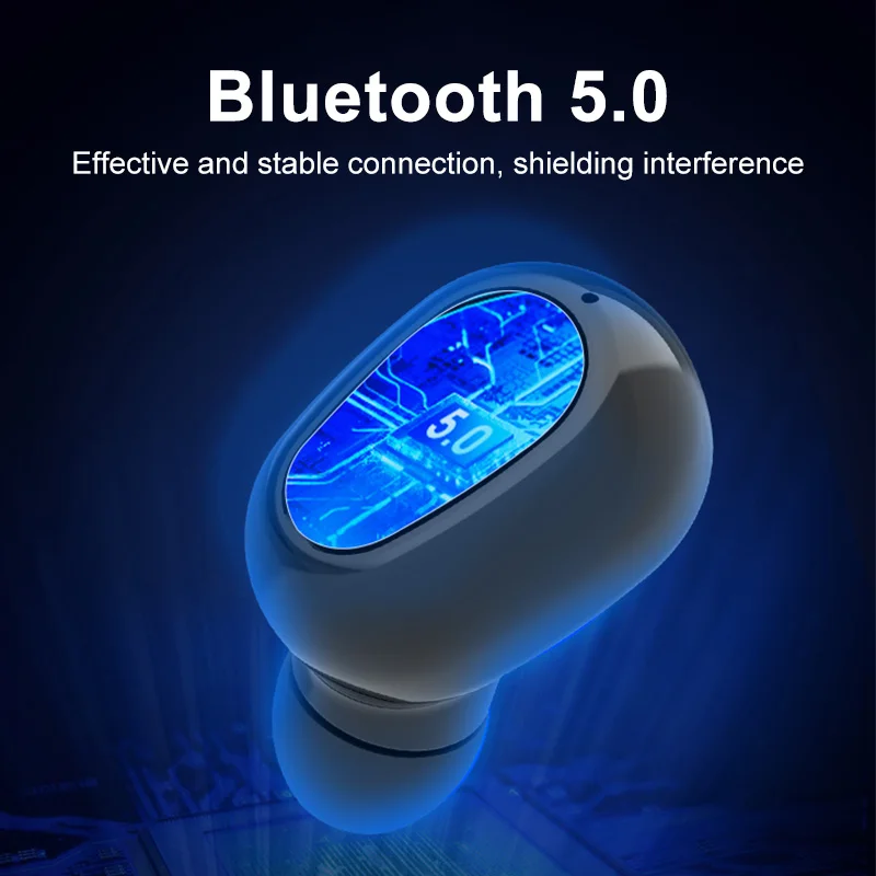 L21 Bluetooth Earphone Wireless Earbuds 5.0 TWS Headsets Dual Earbuds Bass Sound for Huawei Xiaomi Iphone Samsung Mobile Phones