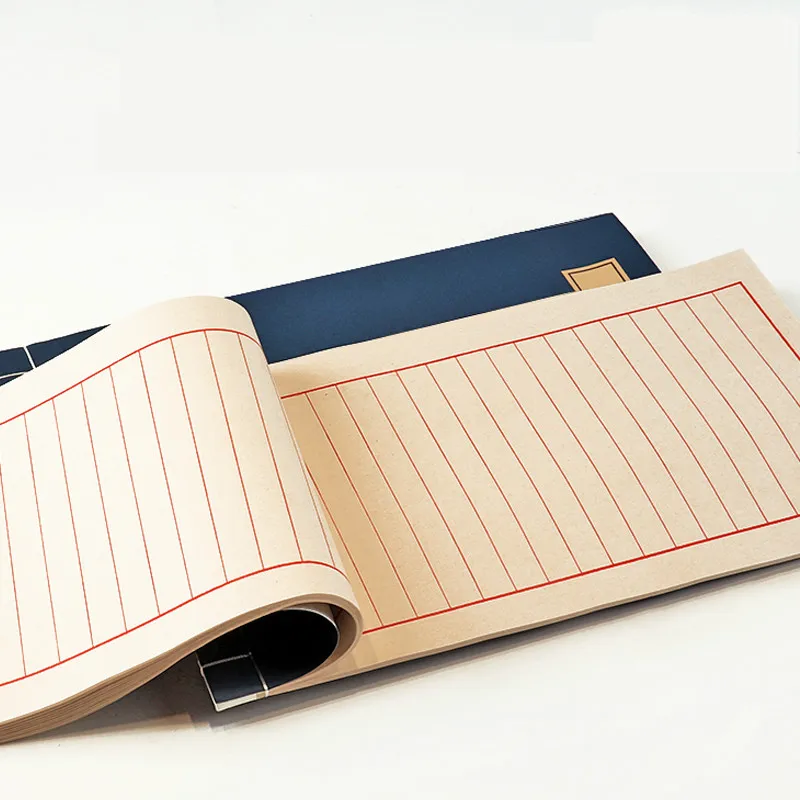 Chinese Antique Xuan Paper Book Chinese Traditional Thread Sewing Calligraphy Painting Book Half-Ripe Papel Arroz Painting Paper