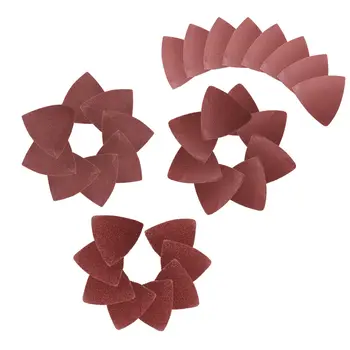 

80mm Universal Set Sandpaper 32xTools Triangle Discs Sanding 60/80/120/240 Grit