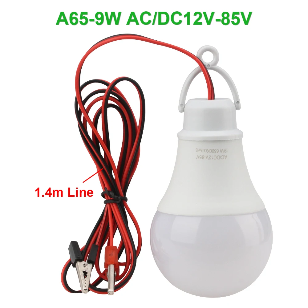 Светодиодный светильник с зажимом питания светодиодный AC DC 12V 24V 36V 15W 12W 9W 7W 5W