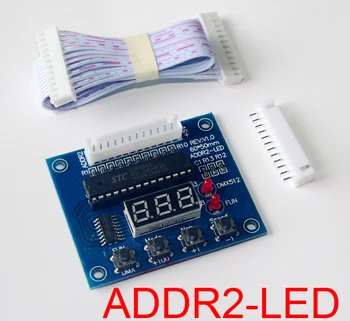 

1pcs ADDR2-LED DMX controller DMX-Relays,DMX512 to ADDR2 12pin wire use for led controller ,led strip, led lamp, RGB strip