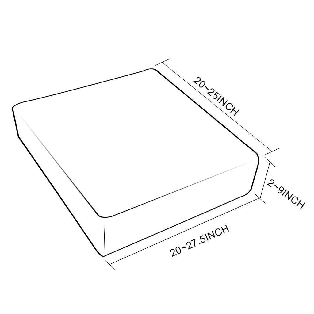 Jacquard Stretch Sofa Seat Cushion Cover Protector Couch Slipcover Replacement Garden Patio Furniture Convenient Cushion Covers