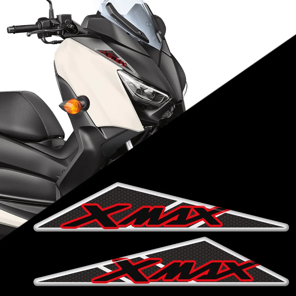 For Yamaha X-MAX XMAX X MAX 125 250 300 400 Motorcycle Stickers Emblem Badge Logo Protector Decal 2015 2016 2017 2018 2019 2020 decals emblem badge logo for yamaha x max xmax x max 125 250 300 400 3d mark motorcycle stickers