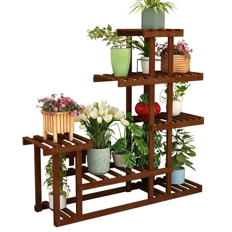 Para Plantas деревянные Estanteria, деревянные полки для Rak Bunga, Балконная полка, стойка для растений, подставка для цветов