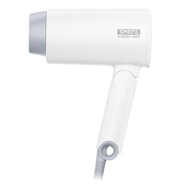 white Xiaomi SMATE, анион, фен для волос, профессиональный складной, 1800 Вт, воздушный выход, электрический фен для волос, быстрая сушка, фен, инструмент - Цвет: white