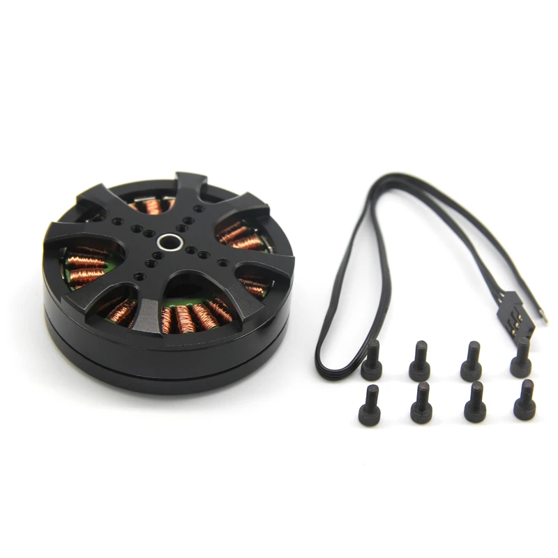 Dys motor gbm5208-75 DSLR universal joint brushless motor 2.0kg camera hollow shaft working characteristics: pole slot 24n22p